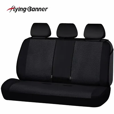 Universal Rear Bench Car Seat Covers Neoprene Fit Cup Holders Car Accessories • $35.99