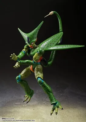 BANDAI S.H.Figuarts Cell First Form Dragon Ball Action Figure • $66.04