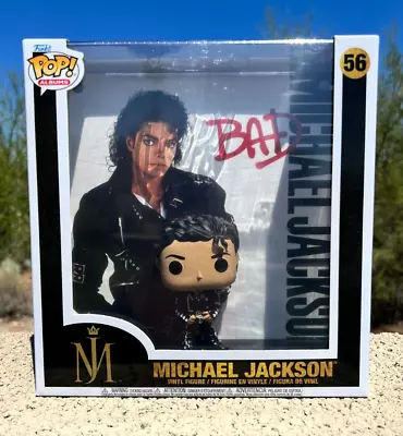 Funko Pop! Album Cover With Case: Michael Jackson - Michael Jackson Bad (#56NEW • $32.95