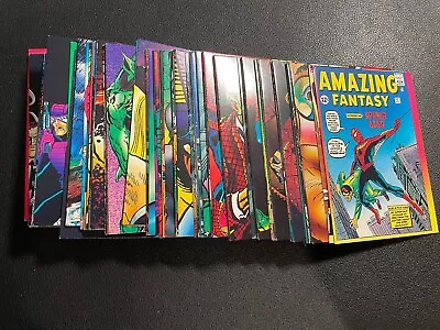 Spiderman II 30th Anniversary Marvel 1992 Trading Cards Complete Set 1-90!!! • $20