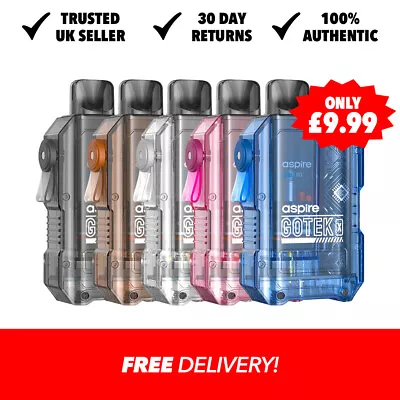 Aspire Gotek X Pod Kit & Replacement Pods | Vape Kit | E Cigarette | E-Cig • £5.99