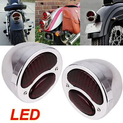 A Duolamp Foad Car Tail Light Brake Stop Custom Rat Hot Rod For 28-31 Model • $104.57