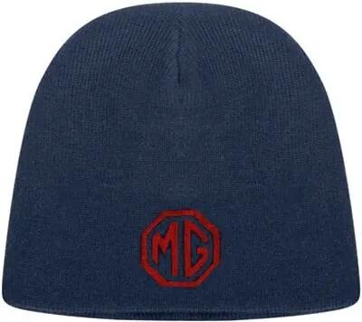 MG Embroidered Pull On Without Cuff Beanie Hat  Classic Car Free P&P • £11.99