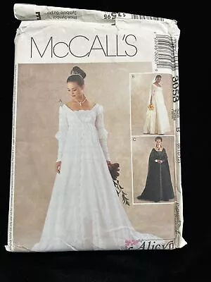 Women's Medieval Style Long Sleeves Wedding Dress Sewing Pattern UNCUT 8-12 3053 • $15