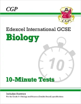 CGP Books Edexcel International GCSE Biology: 10-Minute Tests (with  (Paperback) • £7.23