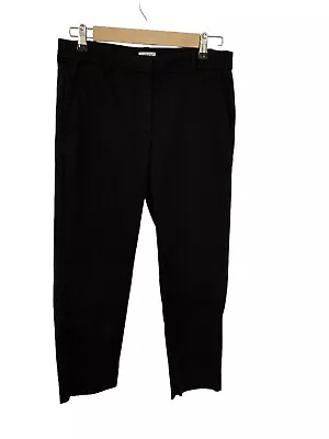 J.Crew Factory Skimmer Pant Style H5627 Straight Crop Ankle Women’s Sz 4 Black • $12