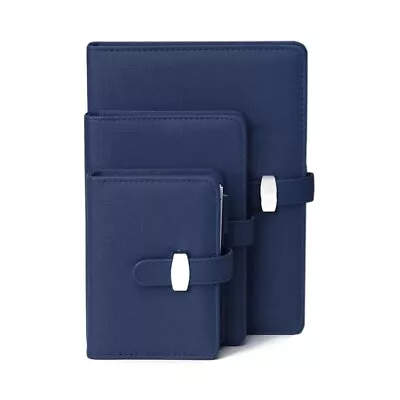 £5.59 • Buy Diary Notebook Personal Pocket Organiser Planner PU Leather Filofax Cover Blue