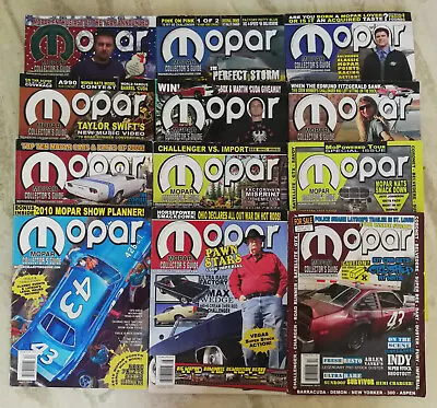 Mopar Collectors Guide 2010 - The Complete Year All 12  Issues • $19.99