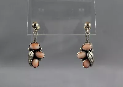 Vintage Navajo Sterling  Silver And Stone Earrings • $95