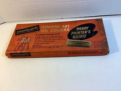 $28.99 • Buy Vintage Permanent Pigments Oil Set 8 Tubes Linseed Oil Turpentine Hobby Painter