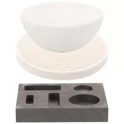 1Set Crucible Ingot Mold Metal Mold Melting Tool Ingot Mold For Casting Refining • $18.29