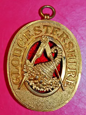 £20 • Buy Gloucestershire Past Provincial Grand Steward Masonic Collar Jewel