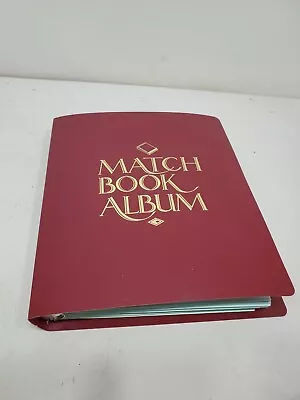 Vintage ALBUM 100+ Match Book Covers HOTELS RESTAURANT CASINO TRAVEL • $74.96