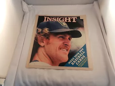 Make Your Own Baseball Cards - Milwaukee Journal Insight April 10 1983 • $2.99