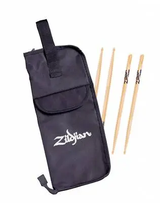 Zildjian 2 Pair Of 5b W Drumstick Pack With Bag • $49.20