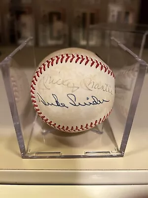 Mickey Mantle Willie Mays Duke Snider Signed Baseball BAS Beckett Autograph • $321.99