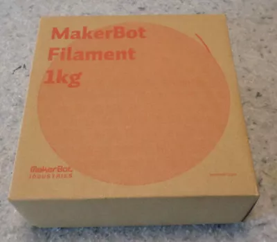 Genuine MakerBot Brand Abs Filament 1.75 Mm 2LB 1KG New Sealed In Plastic Bag. • $15