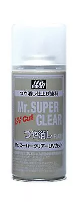 Mr. Super Clear UV Cut Flat Coat Finish After Painting UV Protection Spray 1Pck • $30.95