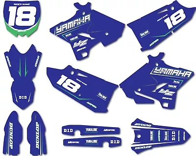 Custom Graphics Decal Kit For Yamaha YZ 250 2015-2021 Sinister Style Sticker Kit • $249.90