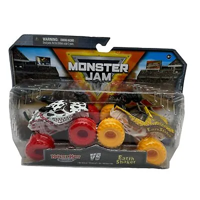 Monster Jam Series 24 Monster Mutt Dalmatian Vs Earth Shaker 2 Pack Trucks • $26.99