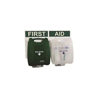 1 X Safety First Aid BS Compliant Small Eyewash & Points Work Home Emergency • £72.72