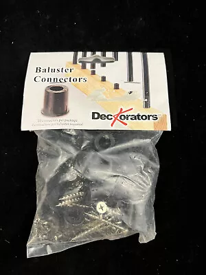 Deckorators Classic Round Black Baluster Connector • $8