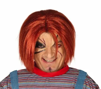 Adults Ginger Wig Mens Ladies Killer Doll Halloween Horror Fancy Dress Horror • £14.99