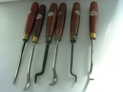 6 Marples Carving Chisels. • $34.53