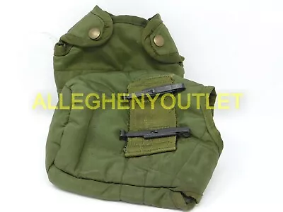 LOT OF 2 USGI GENUINE US Military 1 QT CANTEEN COVER Pouch W/ Alice Clips VGC  • $13.90