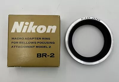 NIKON Nikkor F BR-2 Macro Adapter Ring For Bellows Focusing Attachment • $18.95