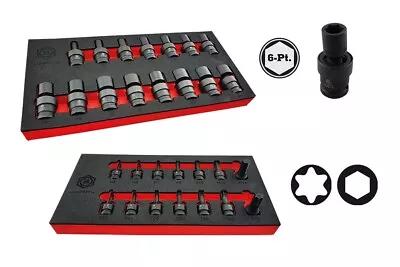 1/2  Drive Flexi / Uj Impact Socket Set + Impact Hex & Torx Bit Driver Set Brito • £159.99