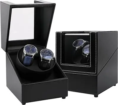 Leather Watch Winder Automatic Watch Box Luxury Storage Battery AU Plug Gift • $29.02