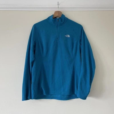 £12.50 • Buy The North Face Long Sleeve 1/4 Zip Base Layer - Blue - Size Large - Womens
