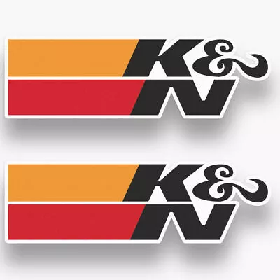 2x K&n Filters Air Decal Sticker Us Made Truck Vehicle Racing Intake Car Window • $79.99