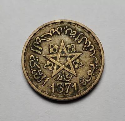 1371 Maroc 20 Francos Old World Coin  • $20