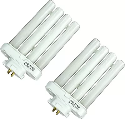 6500K Daylight Compact Fluorescent Linear 4-Pin Replacement Bulb Set Of 2 • $19.99