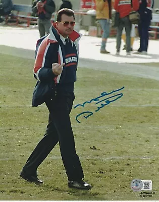 MIKE DITKA Signed Bears FINGER 8x10 PHOTO W/ Beckett Auth (BAS) • $20.50