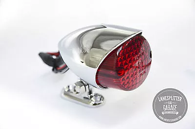 Chrome Mini Tail Light For Your Custom Cafe Racer / Tracker / Bobber • $52