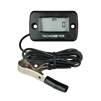 Digital Tach/Hour MeterReal-time&Max RPM Record Waterproof Motorcycle Scooter • $32.22