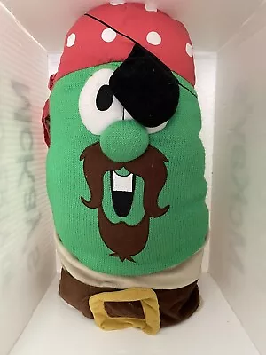 18” Veggietales Larry The Cucumber Pirate - Knit Stuffed Animal Plush Big Idea • $25