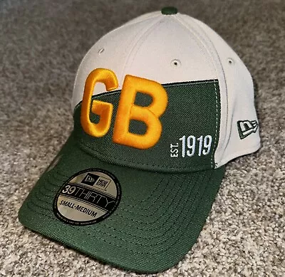 New Era Green Bay Packers 2023 Sideline 39THIRTY Historic Hat Retro Mens Sz S/M • $29.99