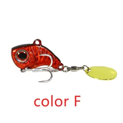 3D Eyes Rotating Metal VIB Vibration Bait Spinner Spoon • $3.25