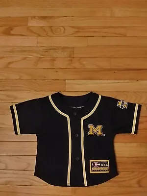 Michigan Wolverines NCAA Vintage Colosseum Toddler Baseball Jersey Size M (2T) • $24.99