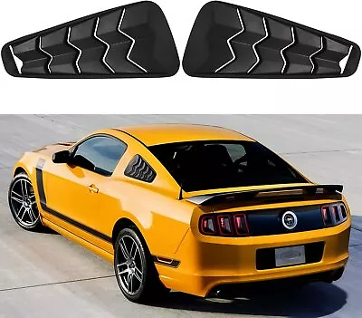 Pair Side Window Louvers Windshield Sun Shade Covers For Ford Mustang 2005-2014 • $38.69