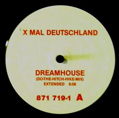 X Mal Deutschland Dreamhouse 1989 Turbo Dancer 12  Maxi 1seitig Abspielbar • £8.53