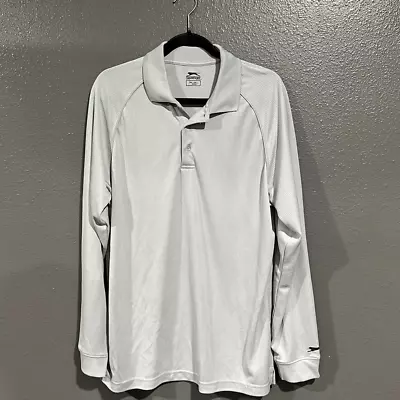 Slazenger Long Sleeved Collared Golf Polo Shirt • $20
