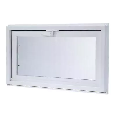 31.75 In. X 17.75 In. Hopper Vinyl Window Insulated Glass Heavy Duty Home Decor • $120.64