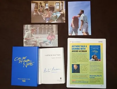 $679.47 • Buy Signed Andre Aciman Call Me By Your Name Box Set Rare Paperback Book Post Cards