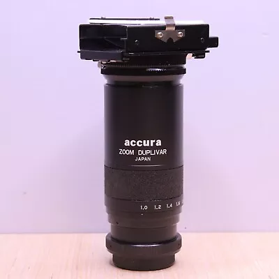 Vintage Accura Duplivar Variable Magnification Duplicator For 35mm SLR Cameras • $12.99