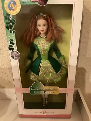 Festivals Of The World Barbie Doll Irish Dance 2006 Pink Label Barbie Collector • $75